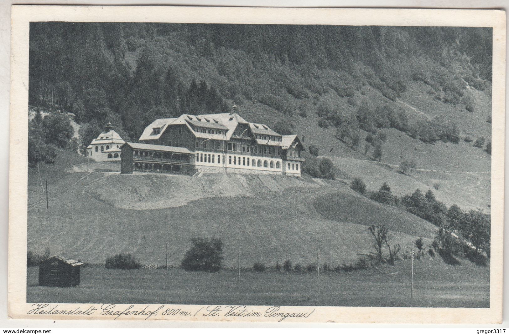 C6866) Heilanstalt GRAFENHOF -St. Veit Im Pongau - Mit Feldern U. Holzhütte 1921 - St. Johann Im Pongau