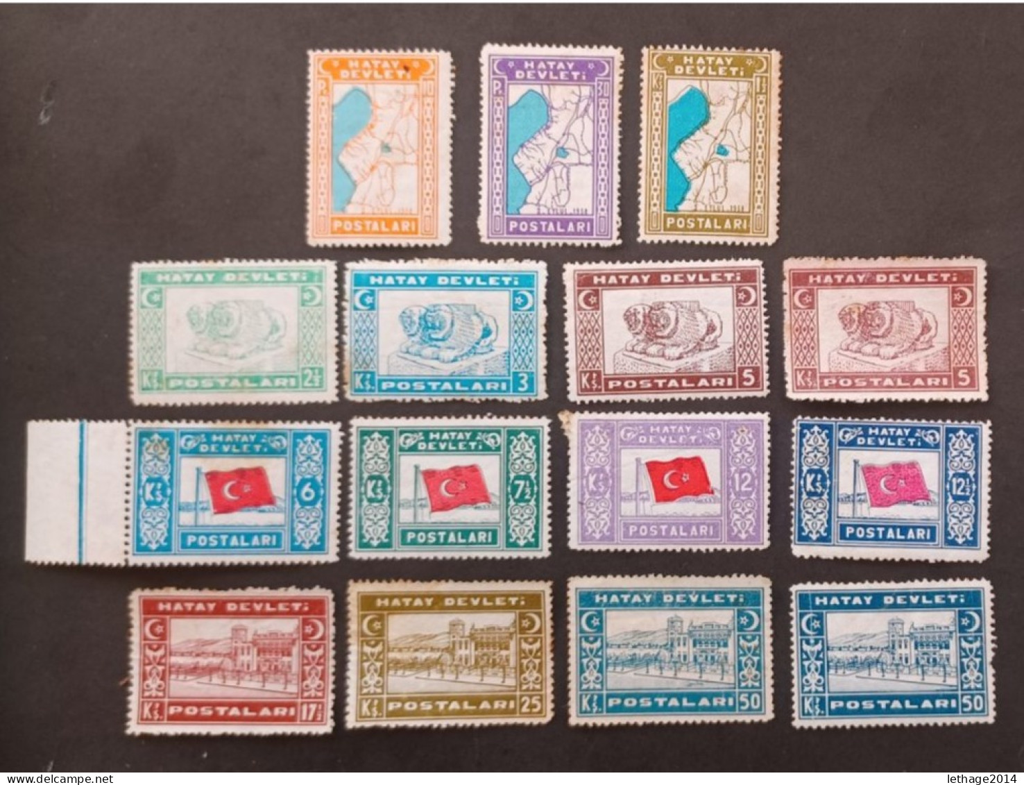 TURKEY العثماني التركي Türkiye 1939 National Symbols MNH - Unused Stamps