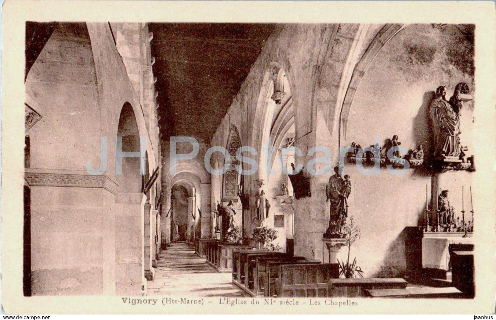 Vignory - L'Eglise - Les Chapelles - Church - Old Postcard - France - Unused - Vignory