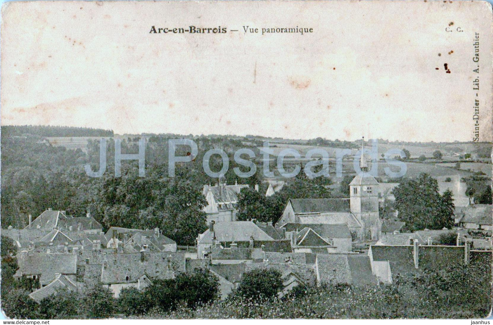 Arc En Barrois - Vue Panoramique - Old Postcard - France - Unused - Arc En Barrois