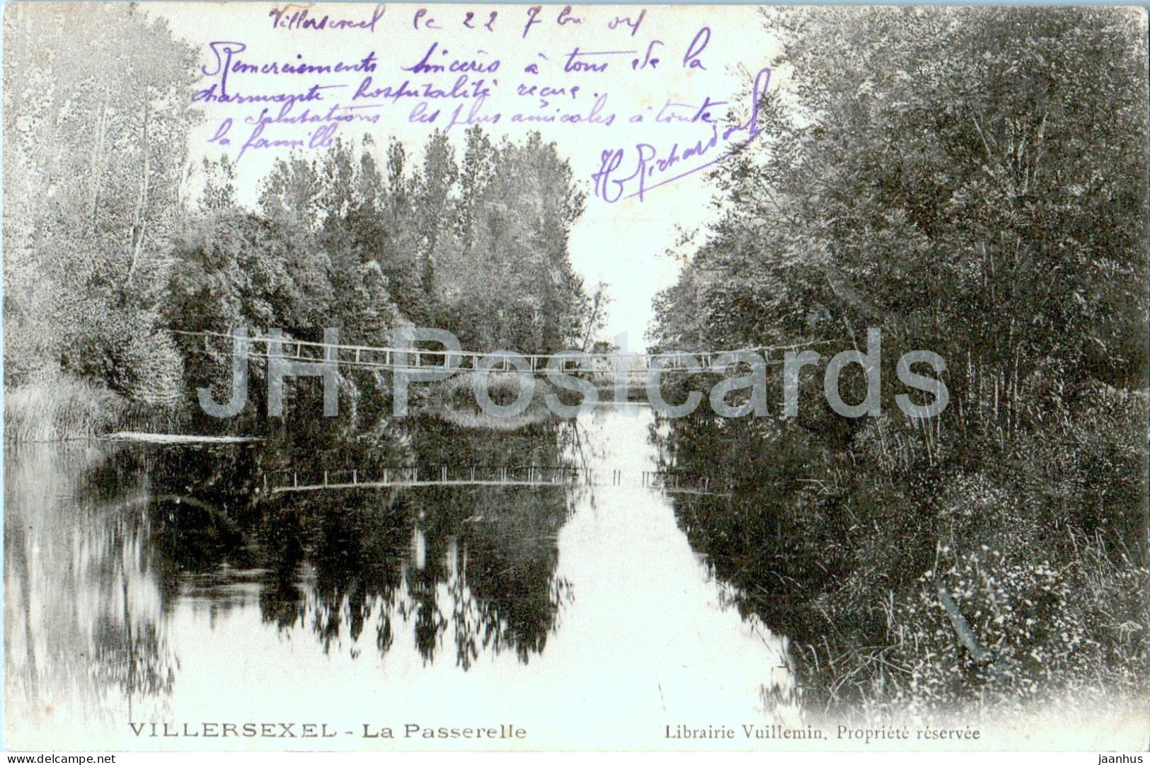 Villersexel - La Passerelle - The Gateway - Old Postcard - 1904 - France - Used - Villersexel