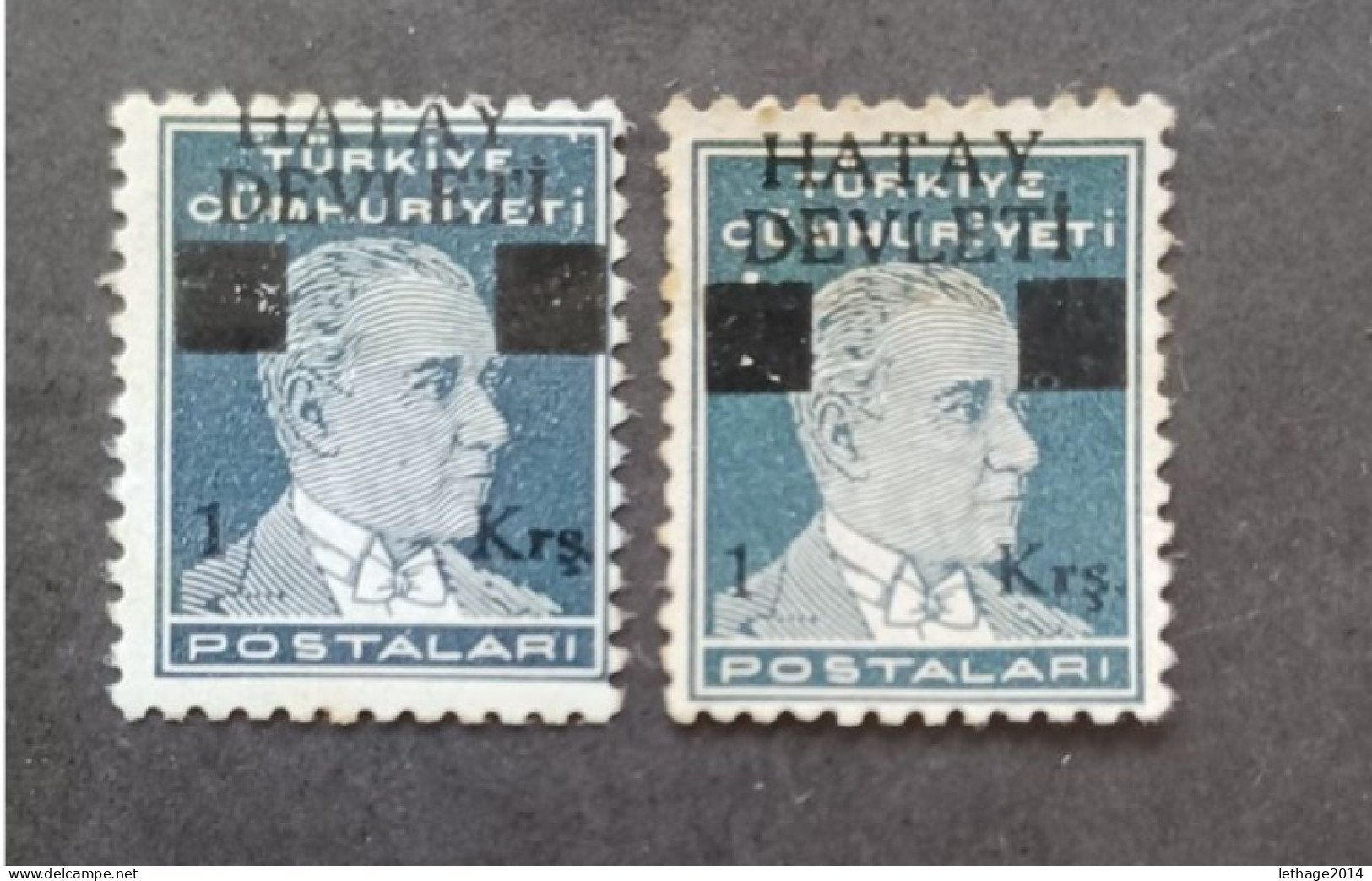 TURKEY العثماني التركي Türkiye 1939 PRESIDENT HATAY DEVLETI MNH MNG - Nuovi