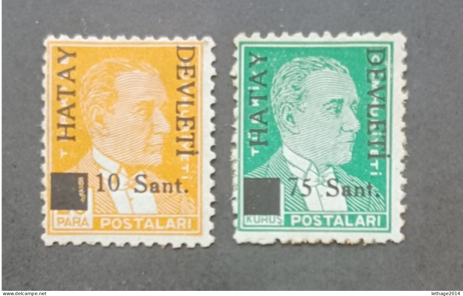 TURKEY العثماني التركي Türkiye 1939 PRESIDENT HATAY DEVLETI MNHL - Unused Stamps