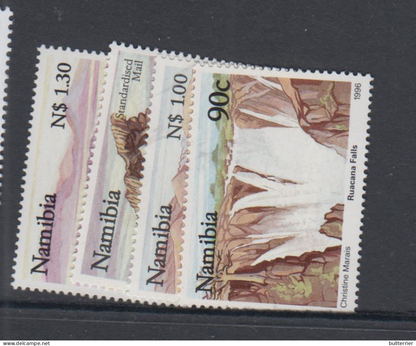 GEOLOGY -  NAMIBIA - 1996 - SCENERY INC WATERFALLS   SET OF 4 MINT NEVER HINGED - Autres & Non Classés