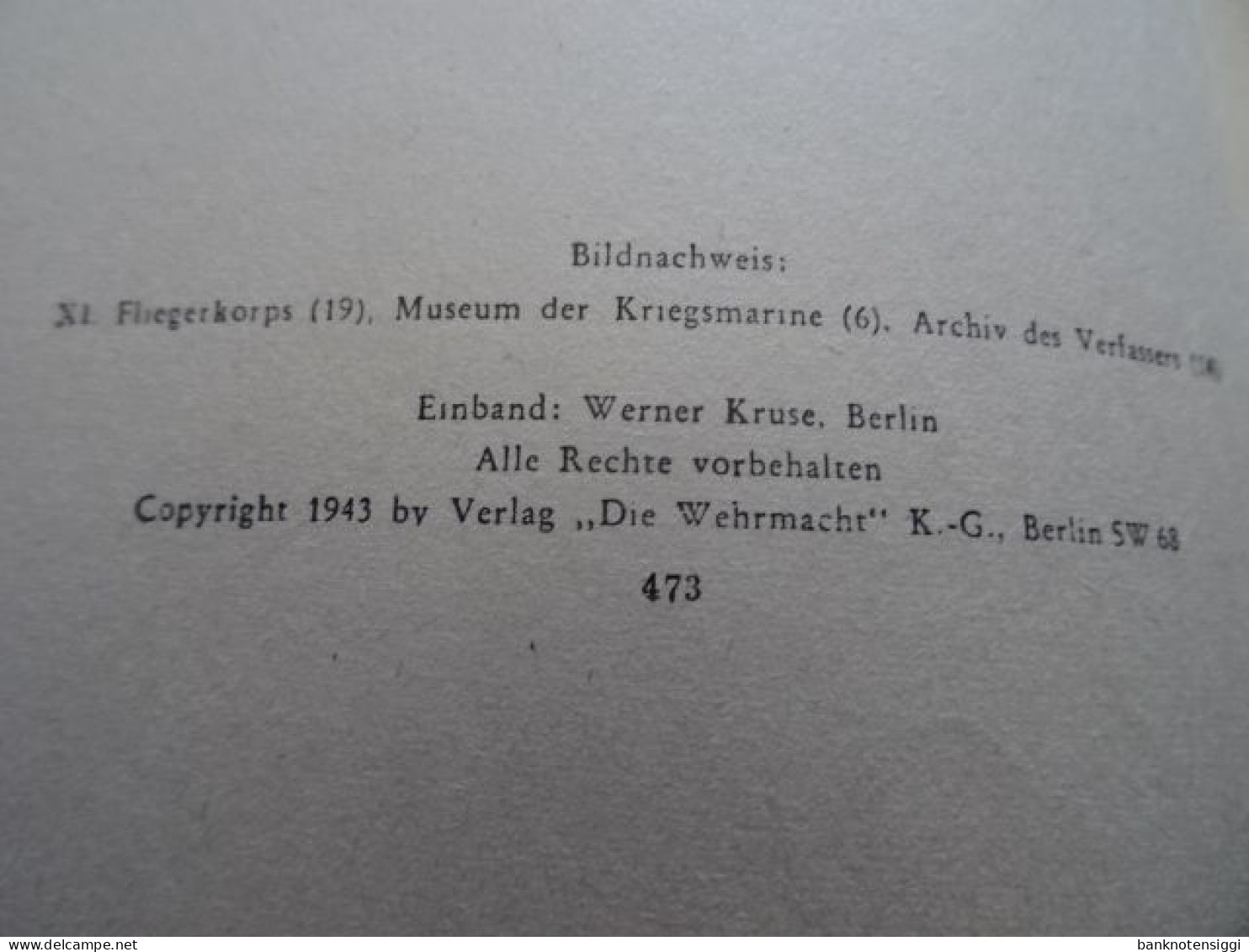 1  Buch Vom Schiffsjungen Zum Fallschirmjäger-General   Vom Bernhard Ramcke 1943 - Polizie & Militari
