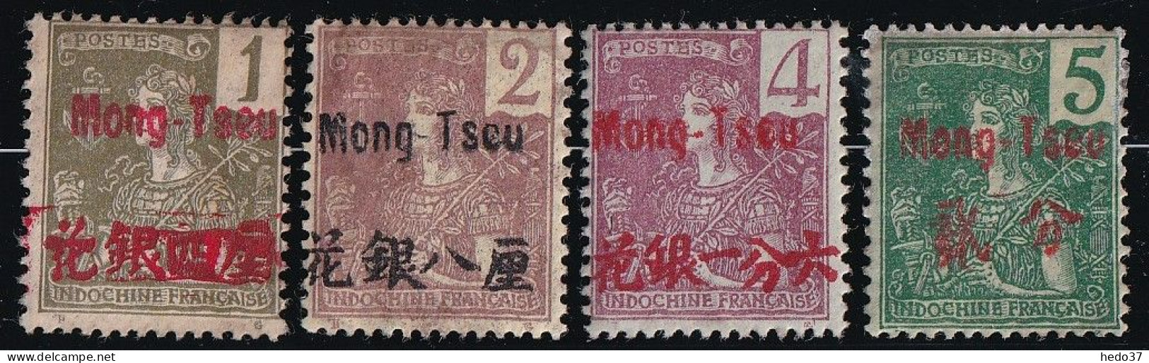 Mong-tzeu N°17/20 - Neuf * Avec Charnière - TB - Unused Stamps