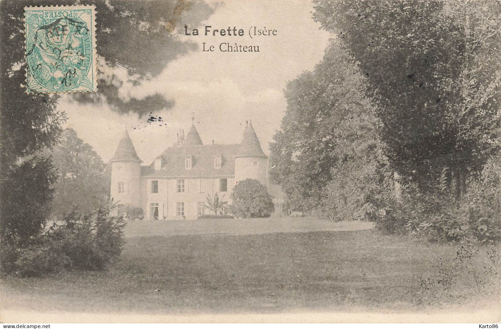 La Frette * Vue Sur Le Château - La Balme-les-Grottes