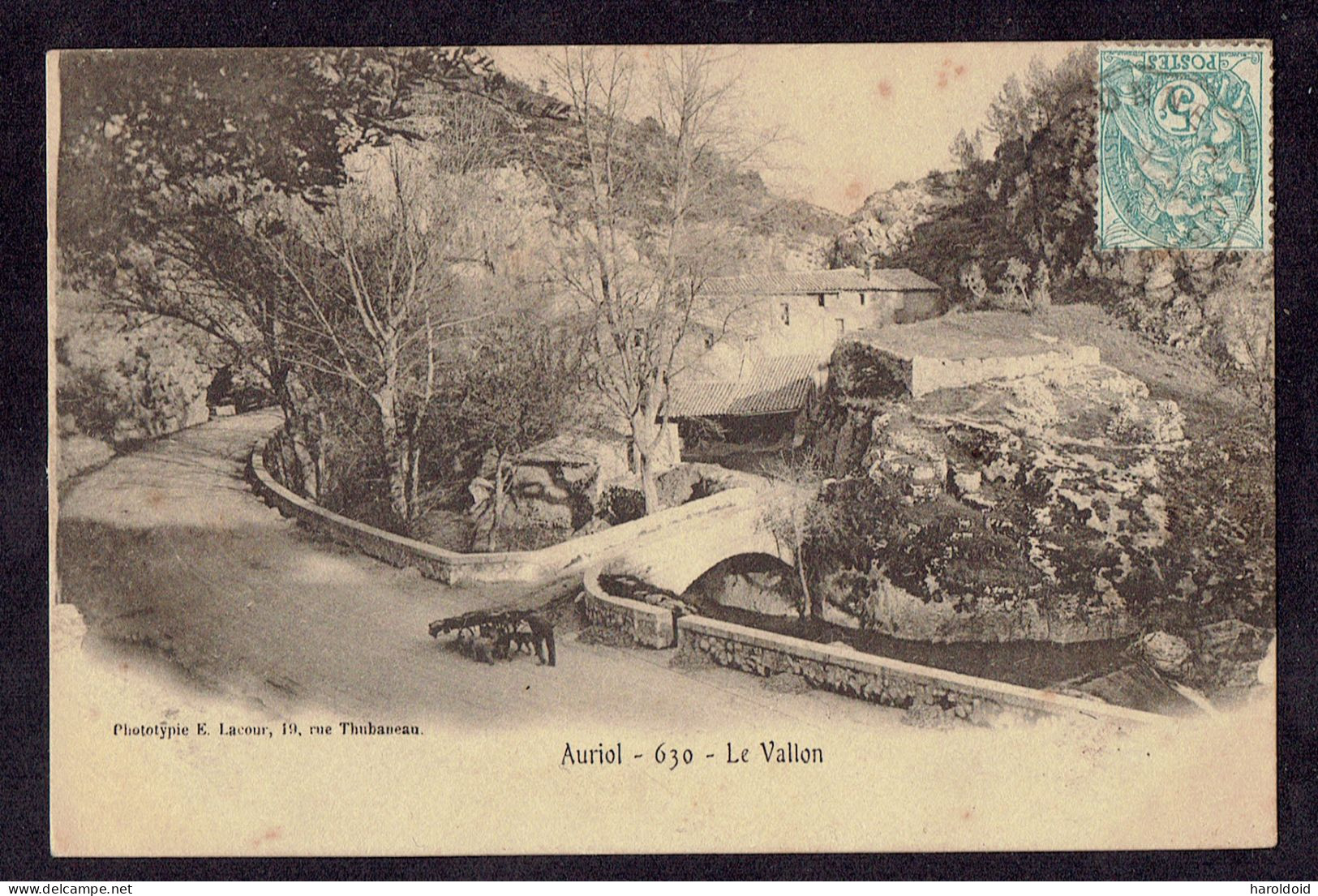 CPA 13 - AURIOL - 630 - LE VALLON - Auriol