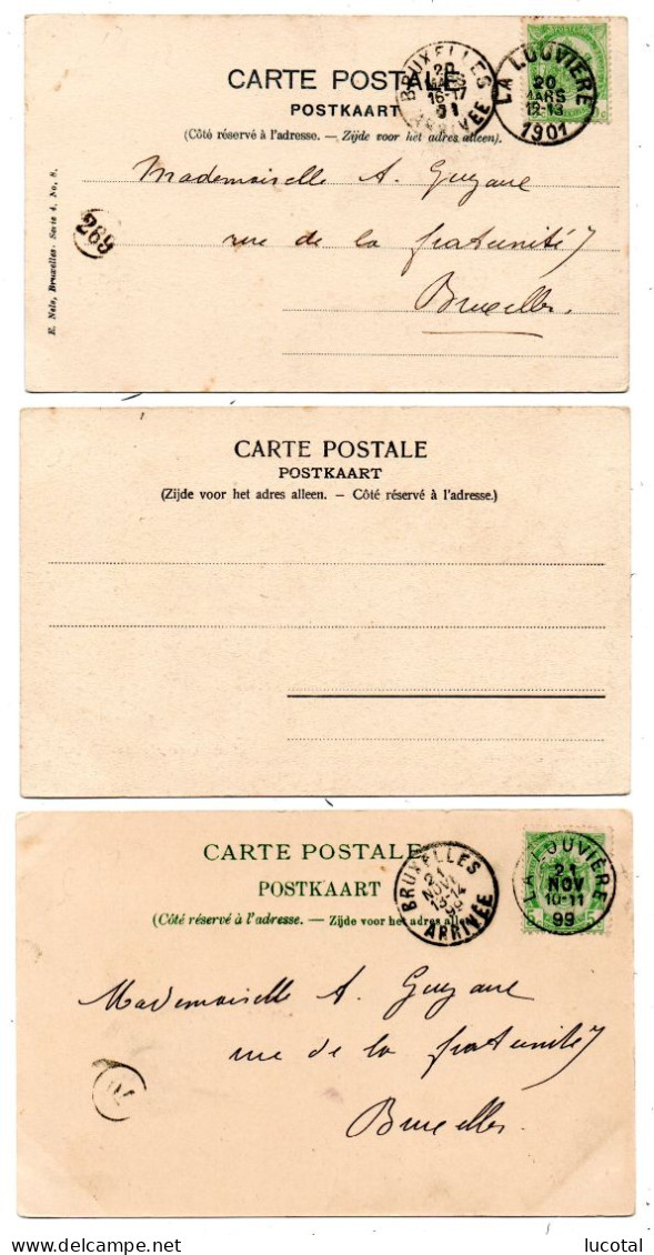 La Louviere - Lot De 7 Cartes Postales - La Louvière