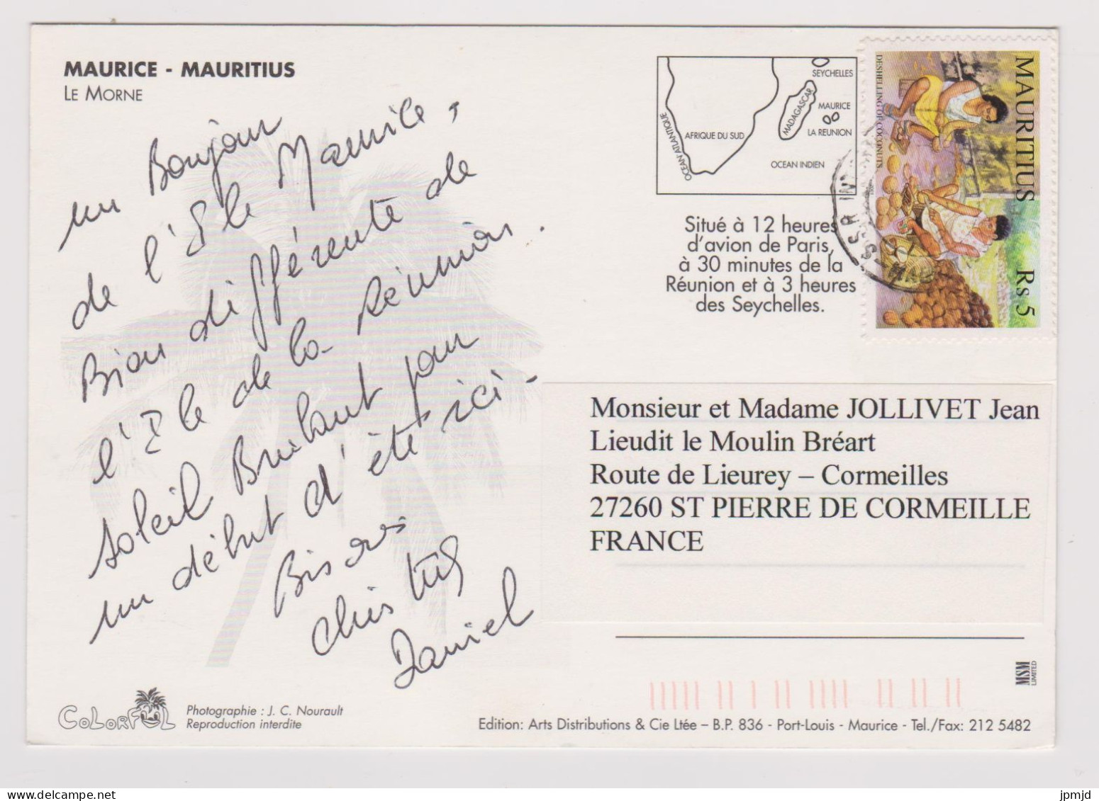 MAURICE - MAURITIUS - LE MORNE - Ed. ARTS DISTRIBUTION, Port-Louis - Multi Vues - Maurice
