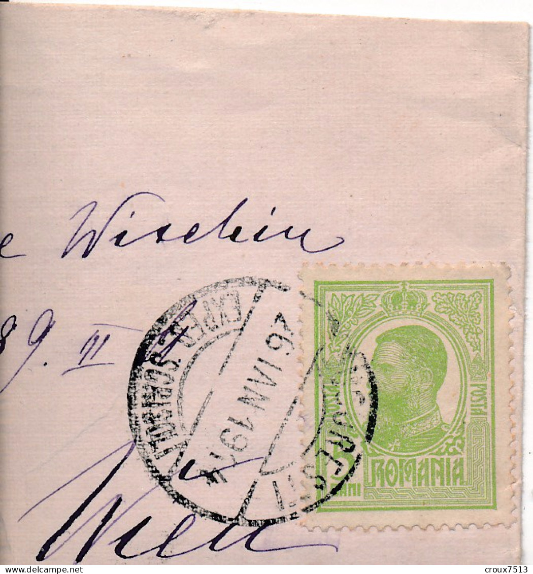 1914 Enveloppe Décorée De Bucarest à Vienne (Wien) TB. - Covers & Documents