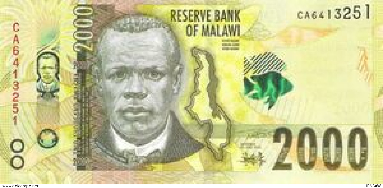 MALAWI 2000 KWACHA 2021 P 69 UNC NUEVO SC - Malawi