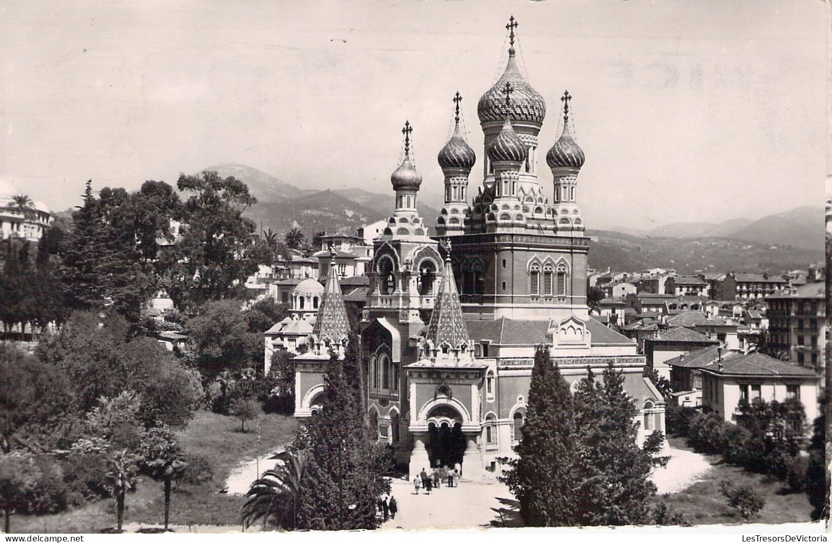 FRANCE - 06 - Nice - L'église Russe - Carte Postale Ancienne - Parcs Et Jardins