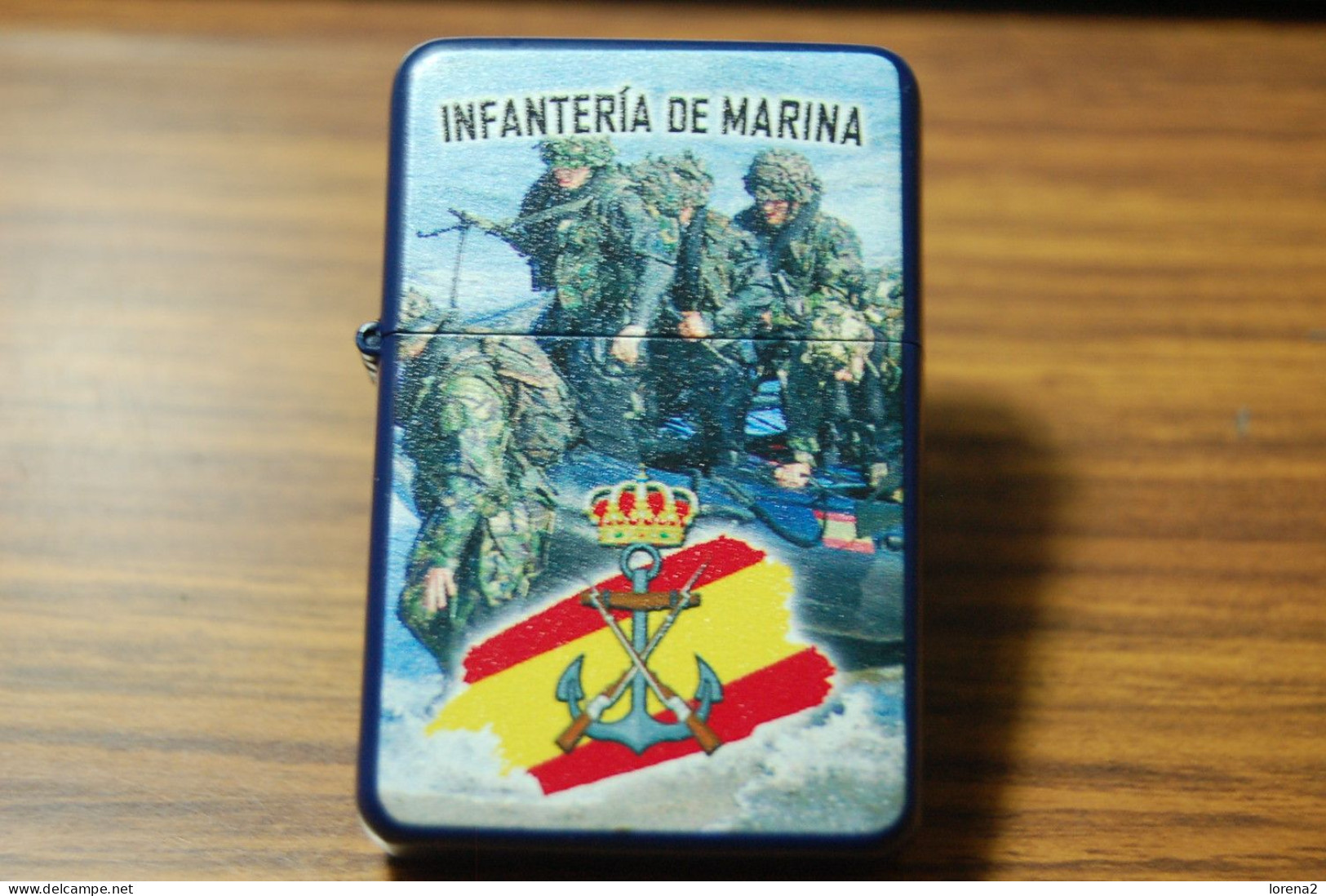 Meche-38. Mechero Imitación Zippo. Infanteria De Marina. Meche-38 - Luciferhouders