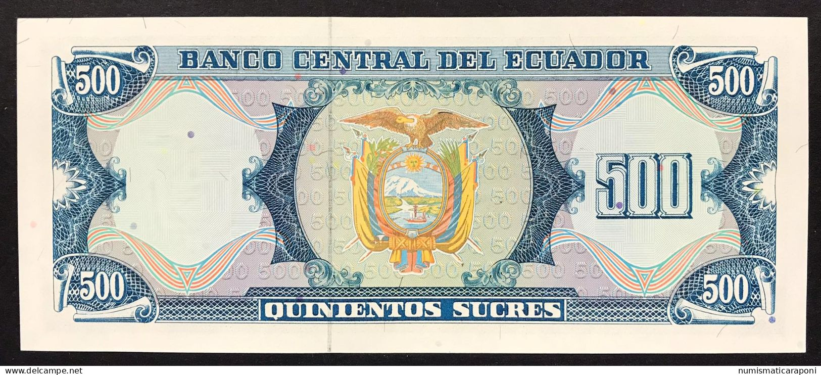 Ecuador 500 Sucres 1988 Fds Unc   LOTTO 4471 - Liban