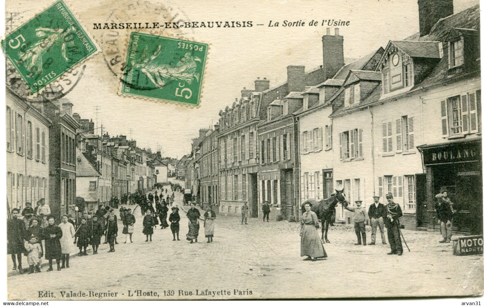 MARSEILLE En BEAUVAISIS  - LA SORTIE De L' USINE  - BELLE ANIMATION  - - Marseille-en-Beauvaisis