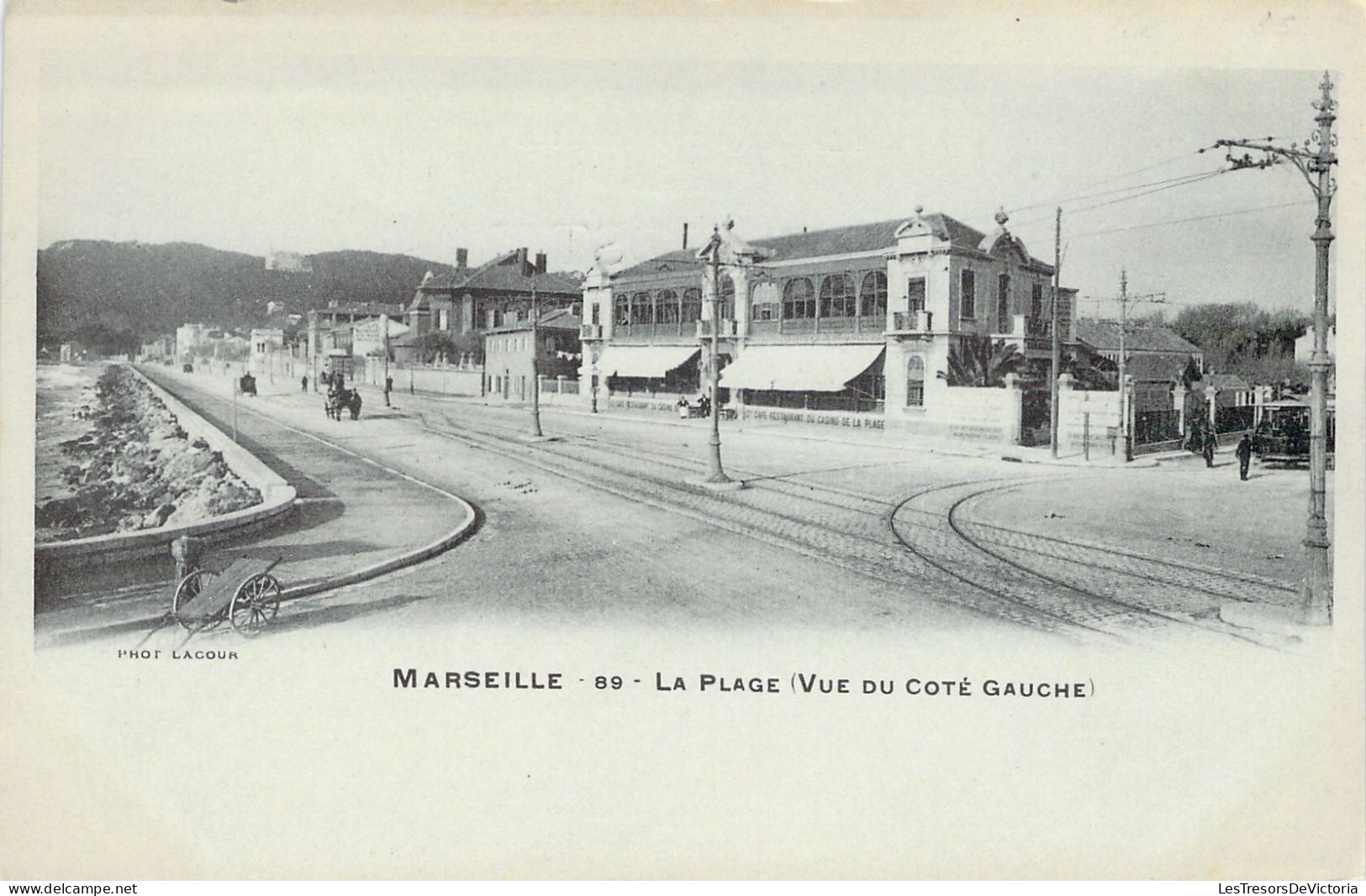 FRANCE - 13 - MARSEILLE - La Plage Vue Du Côté Gauche - Carte Postale Ancienne - Sin Clasificación