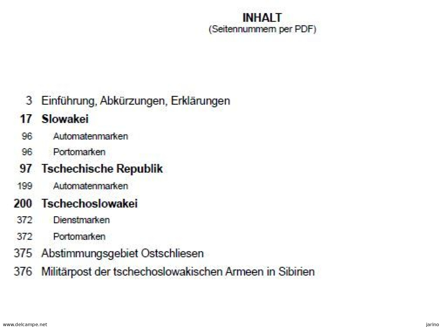 Michel 2021 Slovakia + Czechia + Czechoslovakia Via PDF On 376 Pages, 153 MB - Sonstige & Ohne Zuordnung