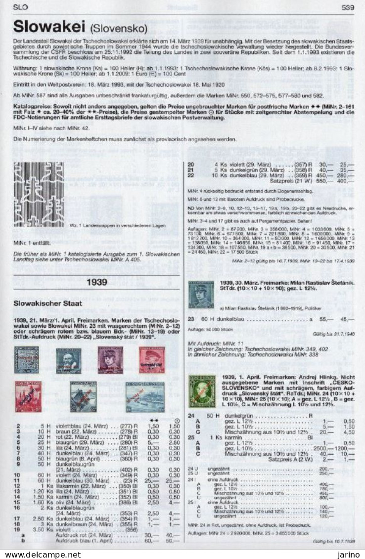 Michel 2021 Slovakia + Czechia + Czechoslovakia Via PDF On 376 Pages, 153 MB - Sonstige & Ohne Zuordnung
