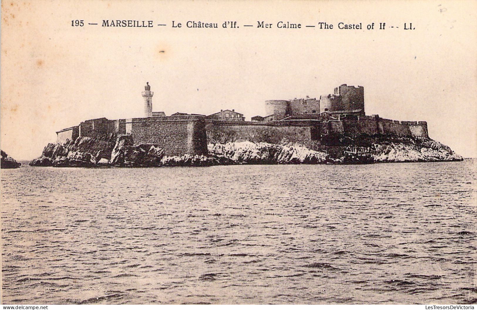 FRANCE - 13 - MARSEILLE - Le Château D'If - Mer Calme - Carte Postale Ancienne - Sin Clasificación