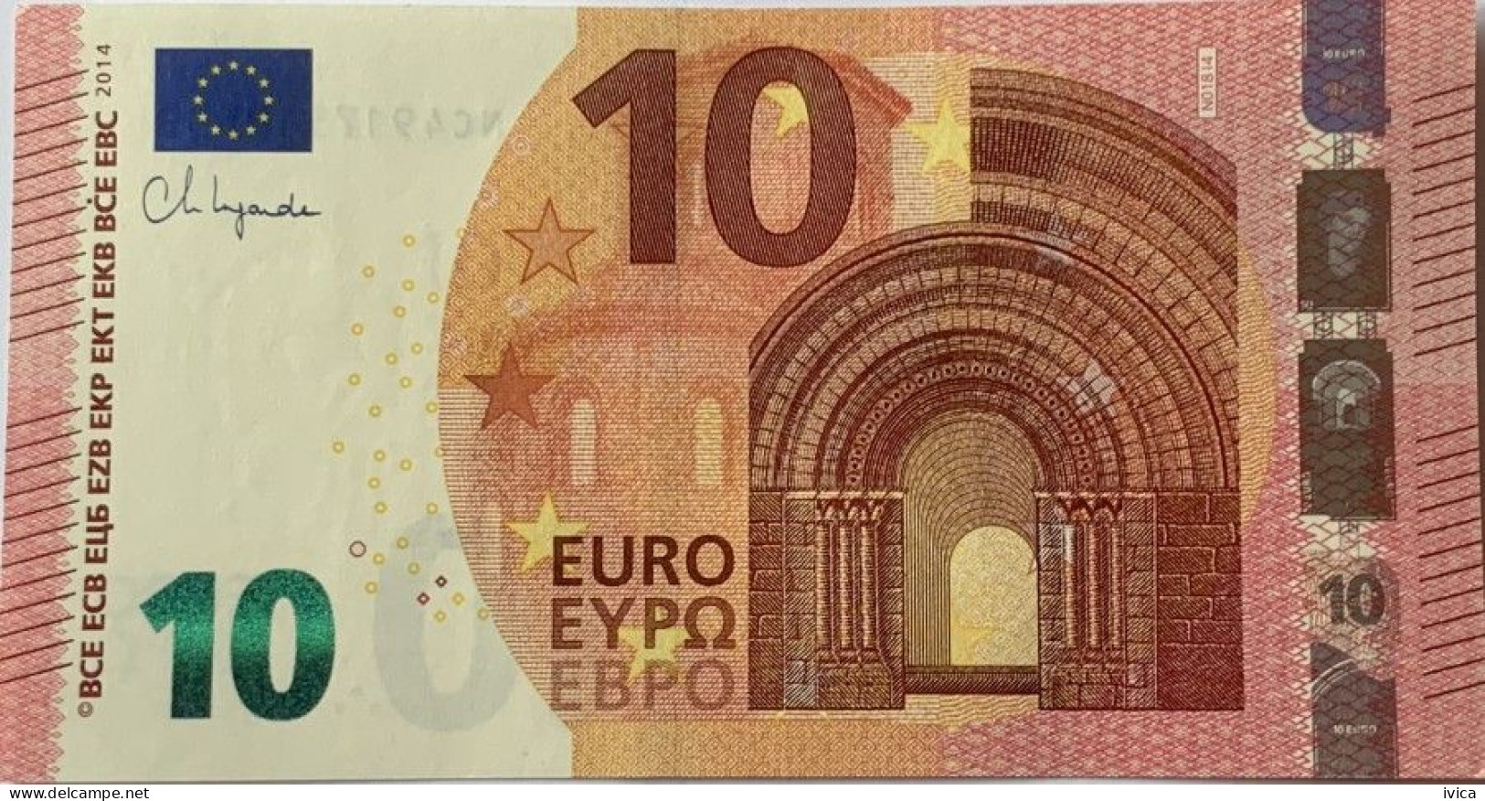 10 EUR - N018 I4 /NC - UNC - 10 Euro