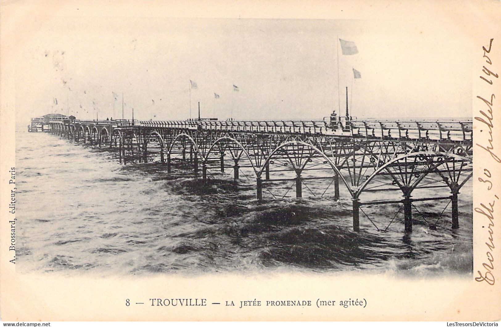 FRANCE - 14 - TROUVILLE - La Jetée Promenade - Carte Postale Ancienne - Trouville