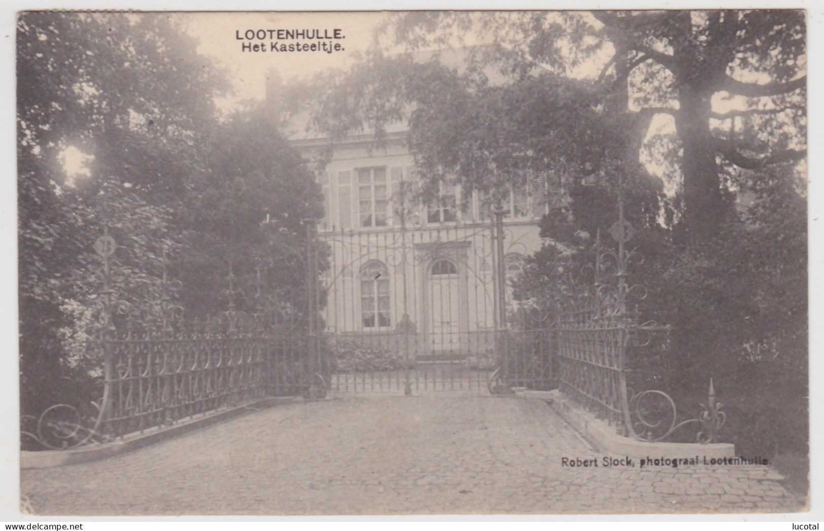 LootenHulle (Lotenhulle) - Het Kasteeltje - Uitgever Robert Slock, Fotograaf, Lotenhulle - Aalter