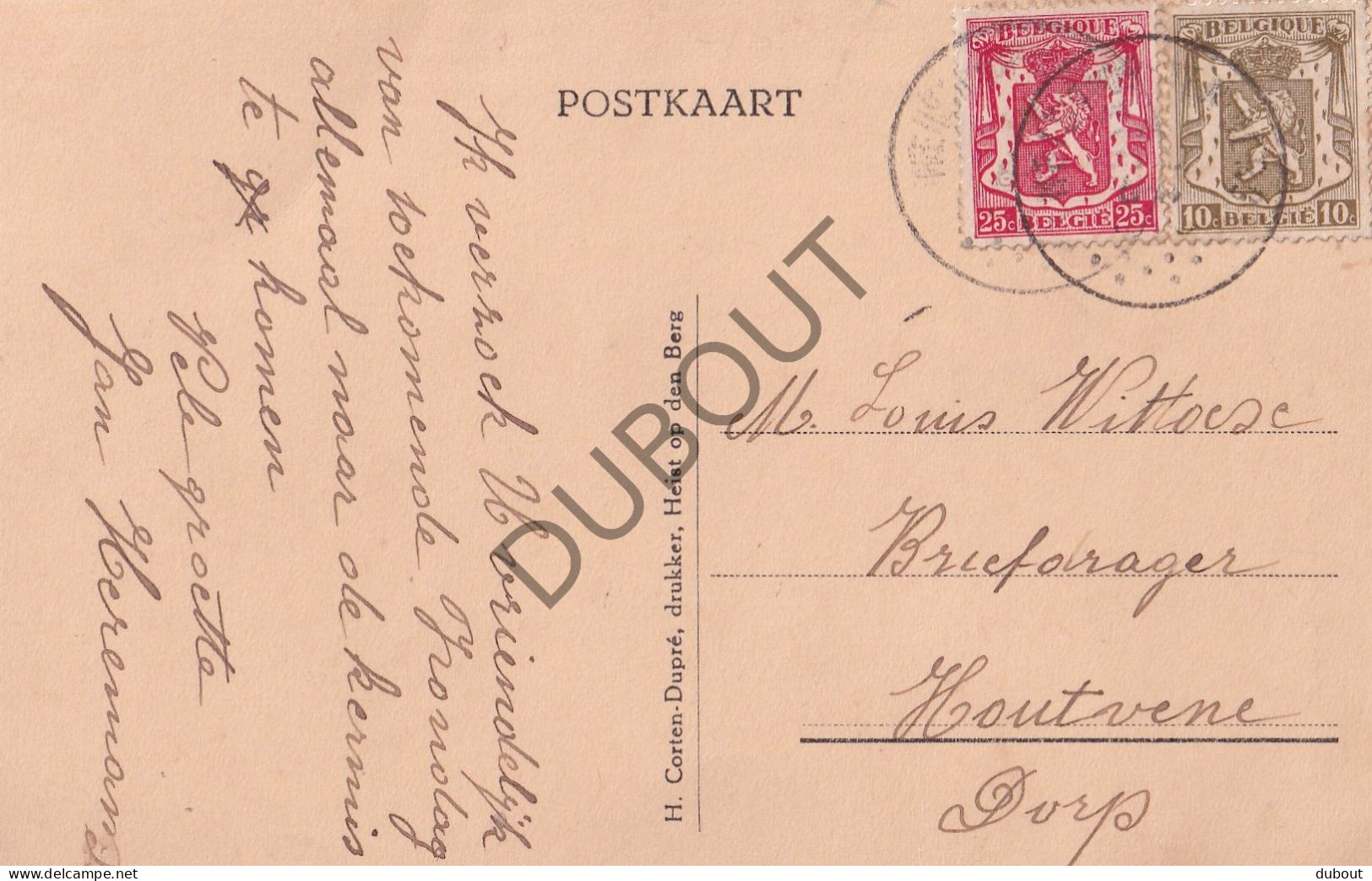 Postkaart/Carte Postale - Heist-op-den-Berg - Kerk  (C3412) - Heist-op-den-Berg