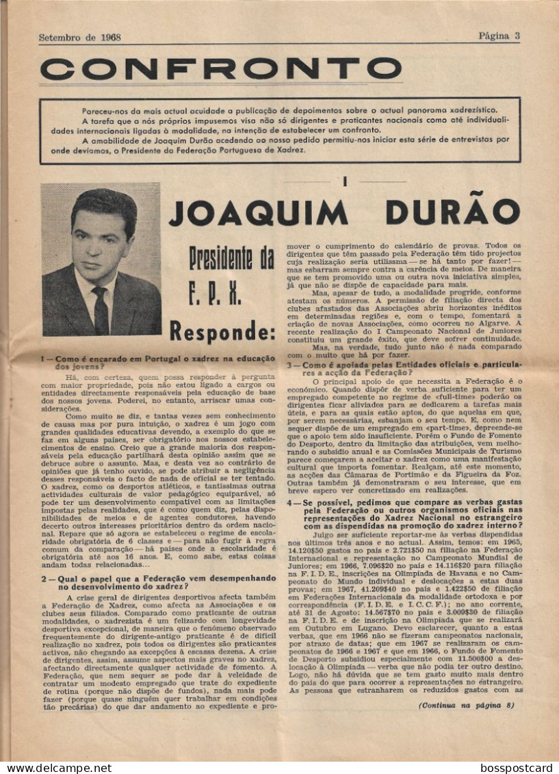 Figueira Da Foz - Boletim Do Ginásio Clube Figueirense "Vai D'Arrinça!" Nº 22 Setembro 1969 (8 Páginas) Coimbra Portugal - Informaciones Generales