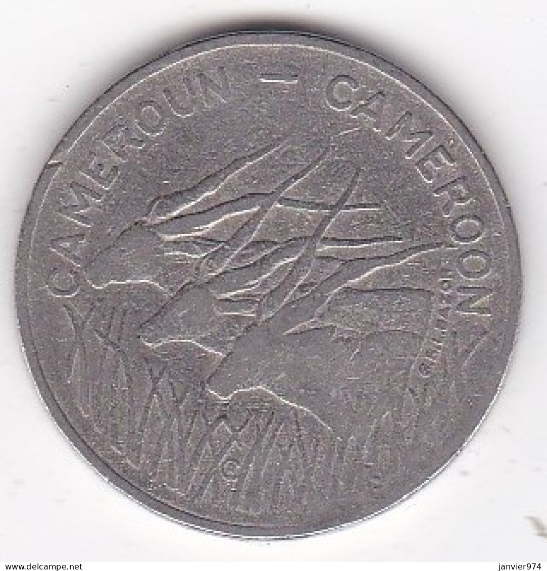 CAMEROUN – CAMEROON . 100 Francs 1975 , En Nickel .KM# 17 - Cameroon