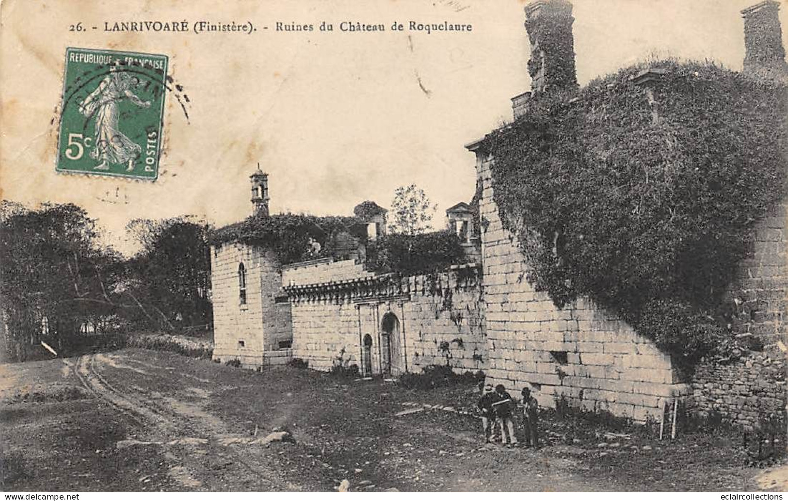 Lanrivoaré          29         Ruines Du Château De Roquelaure        (voir Scan) - Other & Unclassified