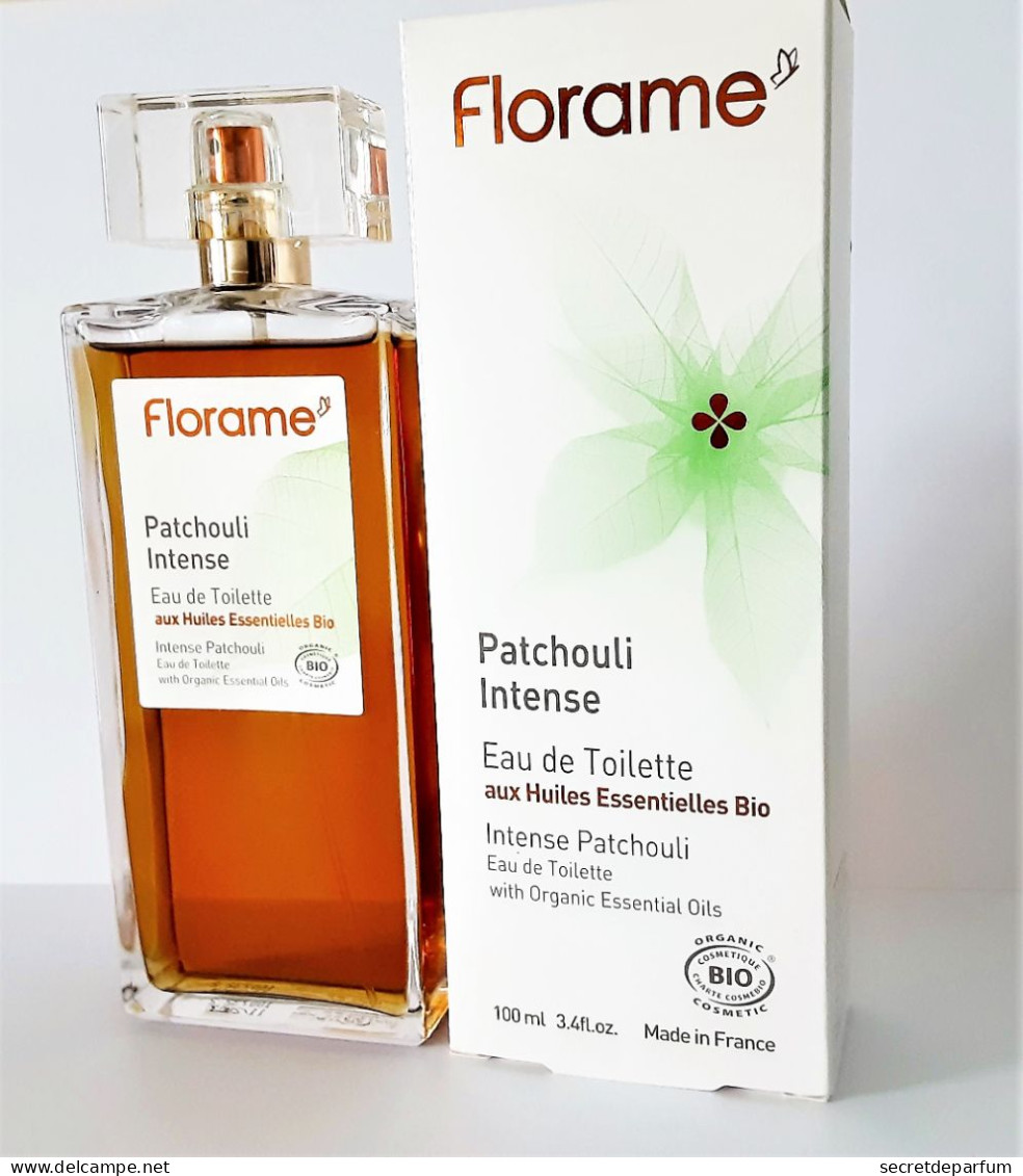 FLACON De  Parfum Neuf  PATCHOULI INTENSE  De FLORAME   100 Ml  EDT    + Boite - Dames