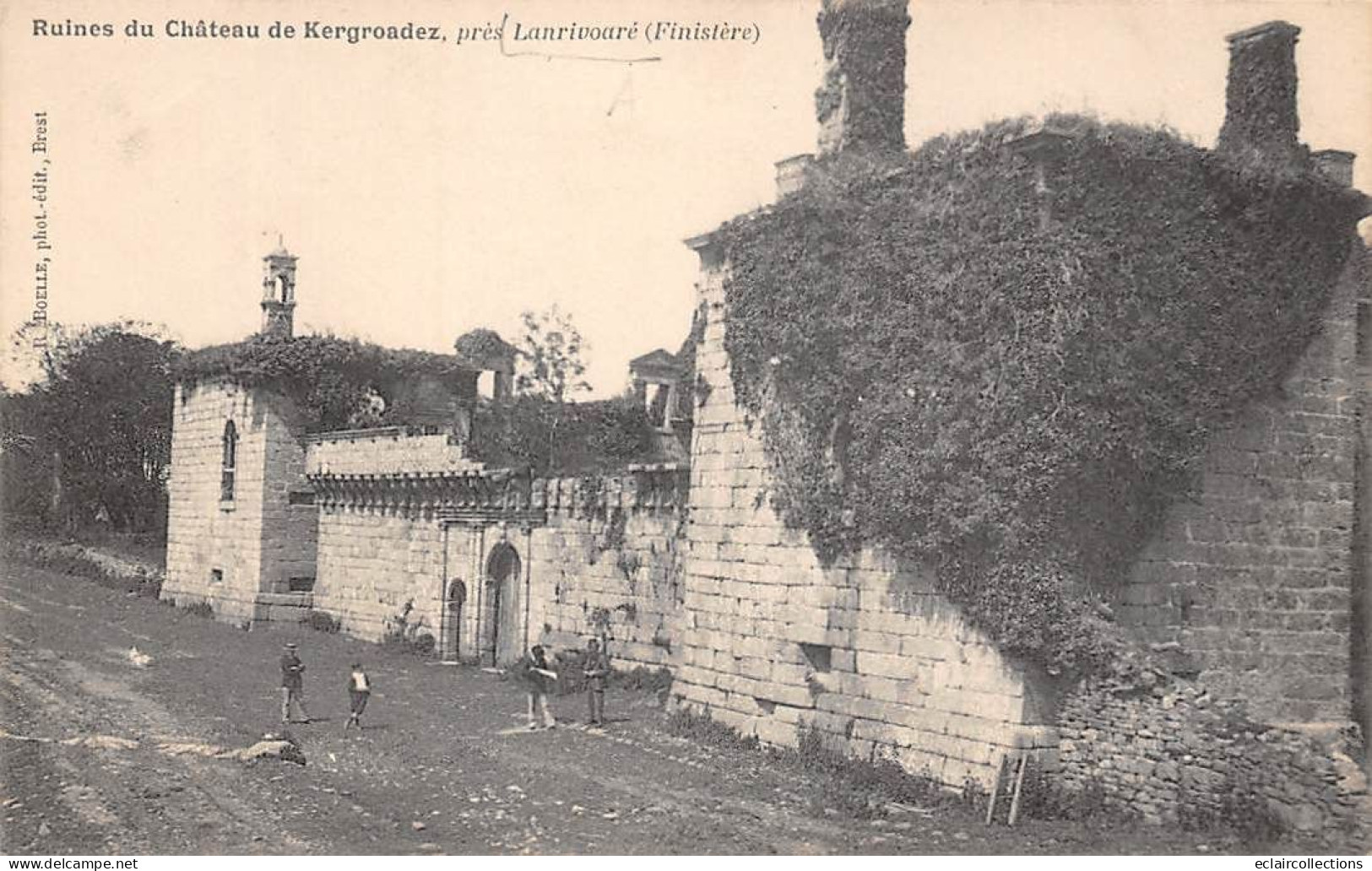 Lanrivoaré          29         Ruines Du Château De Kergronez       (voir Scan) - Otros & Sin Clasificación