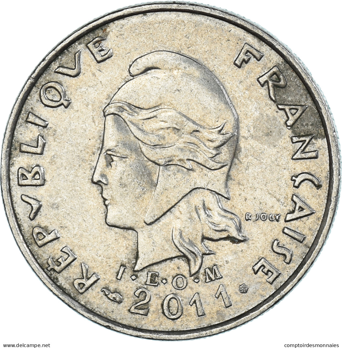 Monnaie, Polynésie Française, 10 Francs, 2011 - Frans-Polynesië