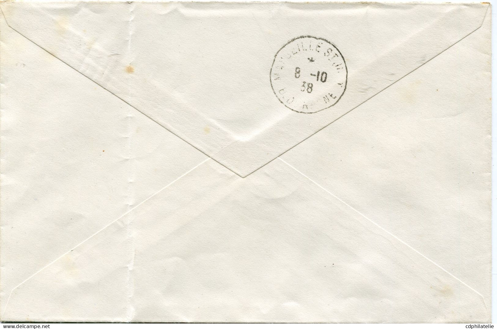 TOGO LETTRE DEPART LOME 17 SEPT 38 TOGO POUR LA FRANCE - Covers & Documents