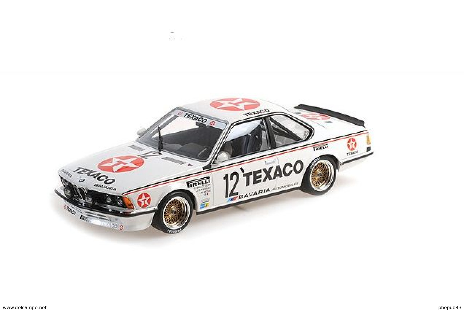 BMW 635 CSI – Bavaria Automobiles – C. Ballot-Lena/R. Metge/J-C. Andruet – 24h Spa 1985 #12 - Minichamps (1:18) - Minichamps