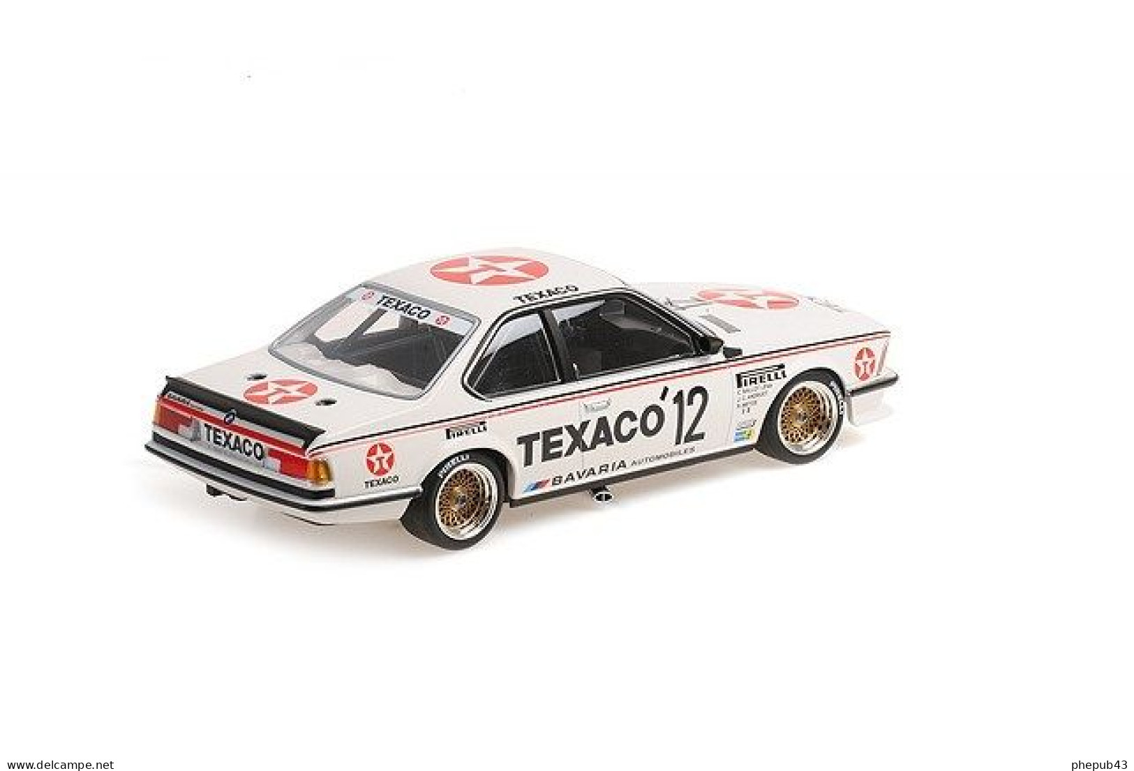 BMW 635 CSI – Bavaria Automobiles – C. Ballot-Lena/R. Metge/J-C. Andruet – 24h Spa 1985 #12 - Minichamps (1:18) - Minichamps