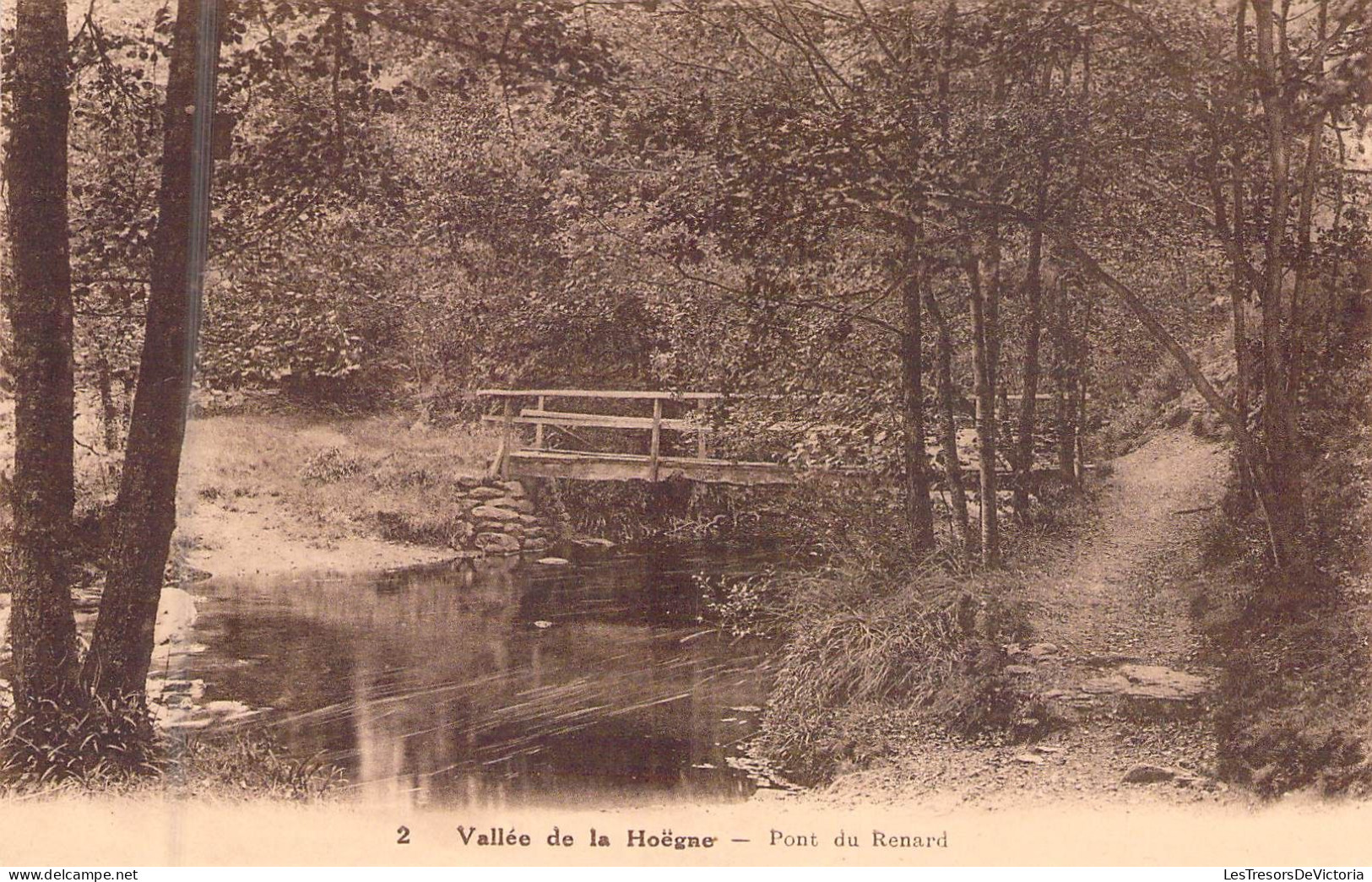 BELGIQUE - SPA - Vallée De La Hoegne - Pont Du Renard - Carte Postale Ancienne - Spa