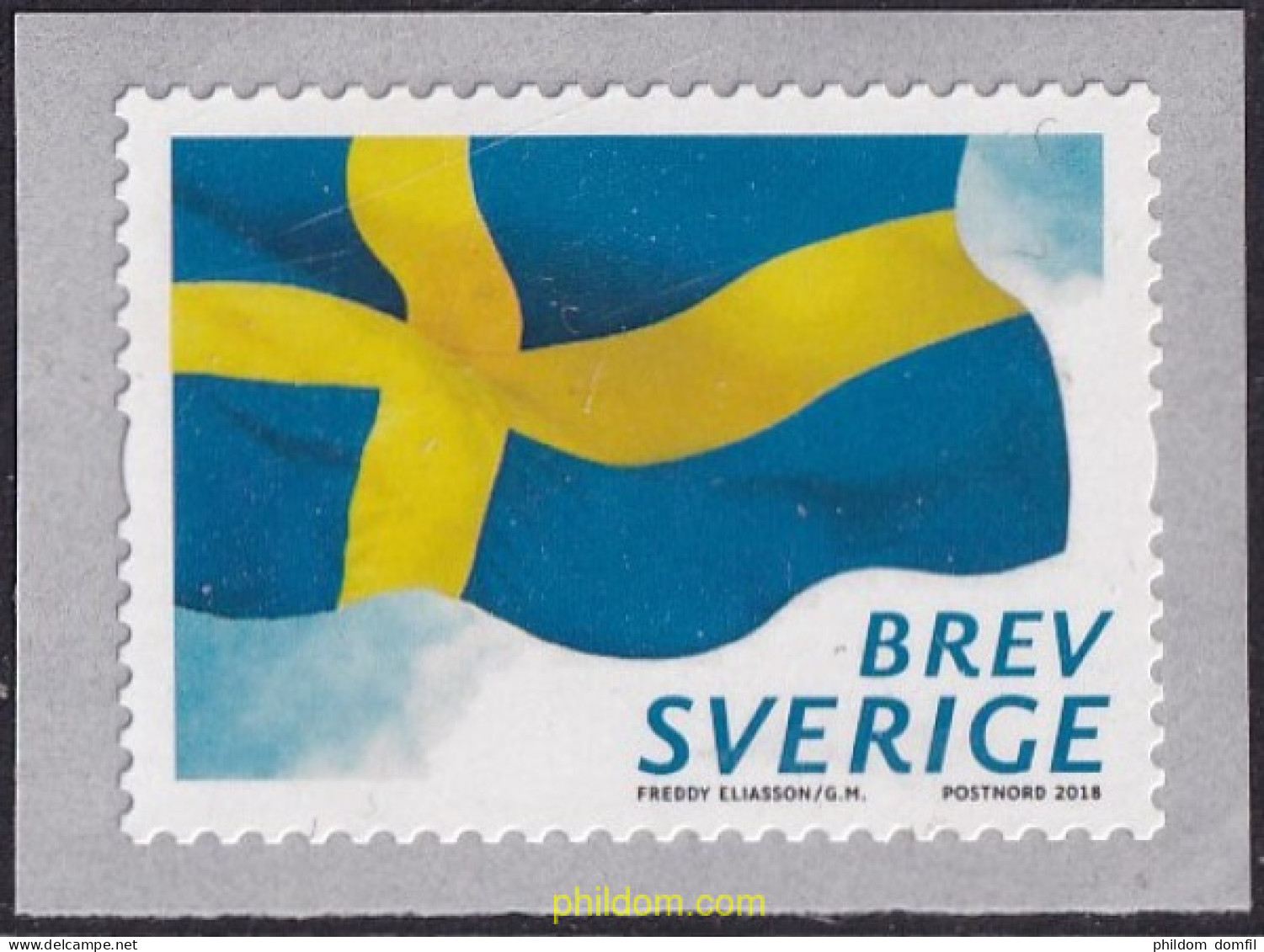 617274 MNH SUECIA 2018 BANDERA DE SUECIA - Oblitérés