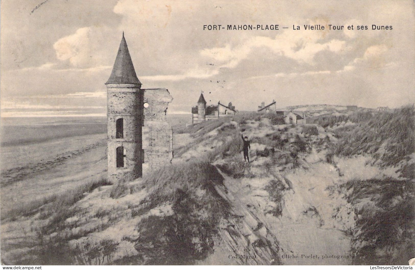 FRANCE - 80 - FORT MAHON - La Vieille Tour Et Ses Dunes - Carte Postale Ancienne - Fort Mahon