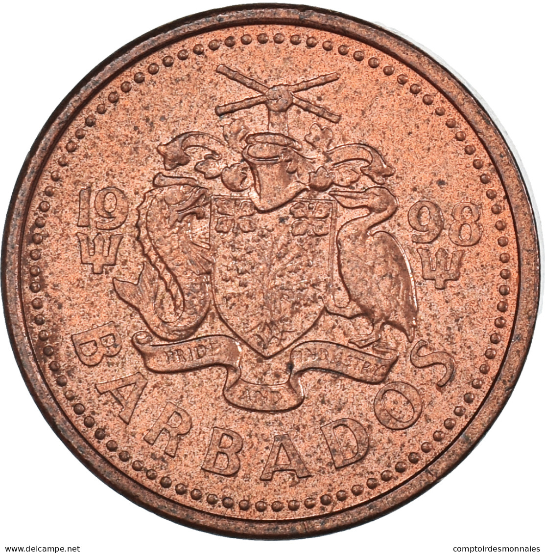 Monnaie, Barbade, Cent, 1998 - Barbados