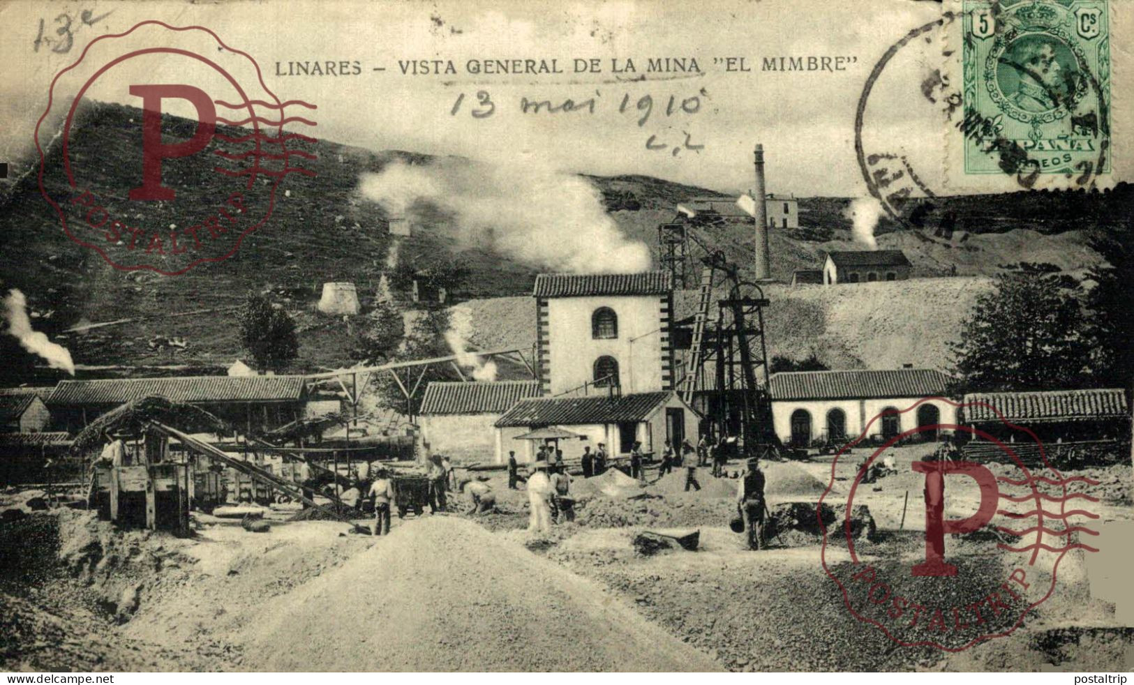 JAEN. LINARES. VISTA GENERAL DE LA MINA EL MIMBRE. MINE - Jaén