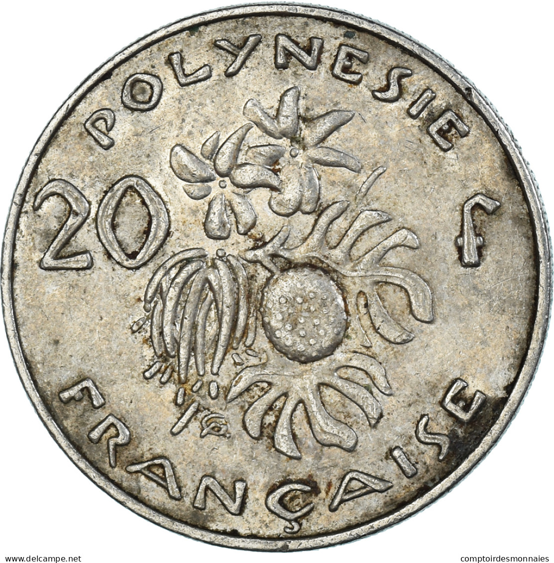 Monnaie, Polynésie Française, 20 Francs, 2009 - Frans-Polynesië