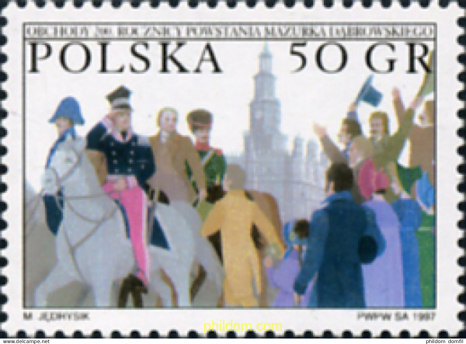 30819 MNH POLONIA 1997 BICENTENARIO DEL HINMO NACIONAL "LA MARCHA DE DABROWSKI" - Otros & Sin Clasificación