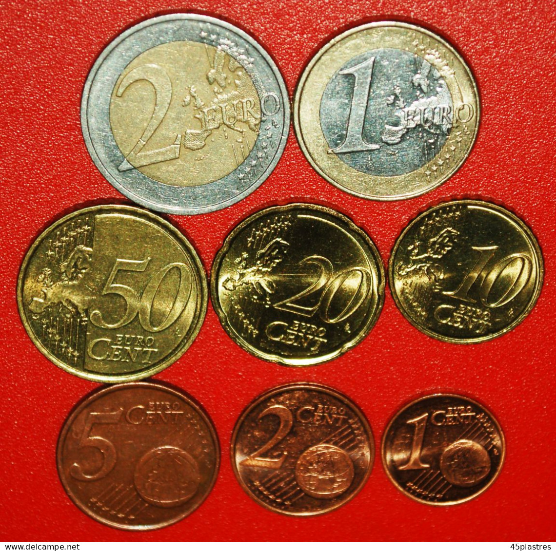 * FINLAND SHIPS AND ANIMALS: CYPRUS  EURO SET 8 COINS 2008! · LOW START! · NO RESERVE!!! - Cipro