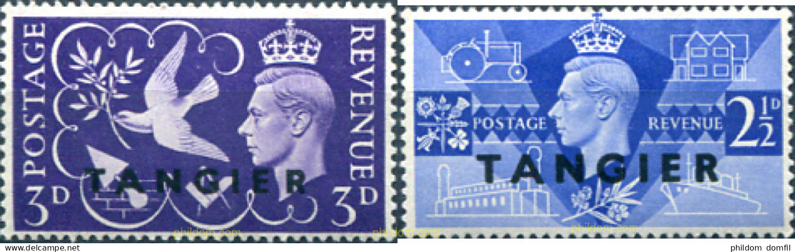 343029 MNH TANGER. Ocupación Britanica 1946 BASICA - British Occ. MEF