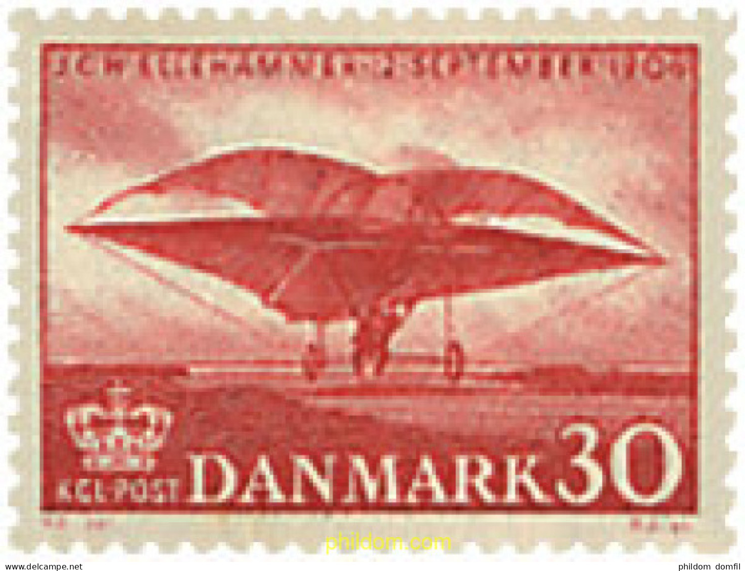 95937 MNH DINAMARCA 1956 50 ANIVERSARIO DE LOS INTENTOS DE VUELO DE J.C.H. ELLEHAMMER - Ungebraucht