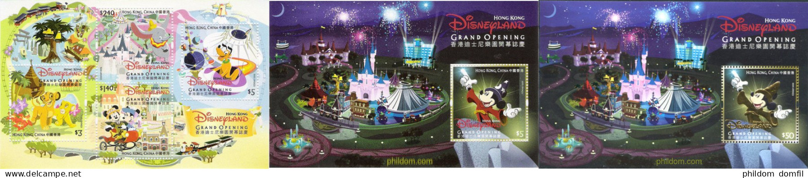 250111 MNH HONG KONG 2005 INAUGURACION DEL PARQUE DE DISNEYLAND DE HONG KONG - Lots & Serien