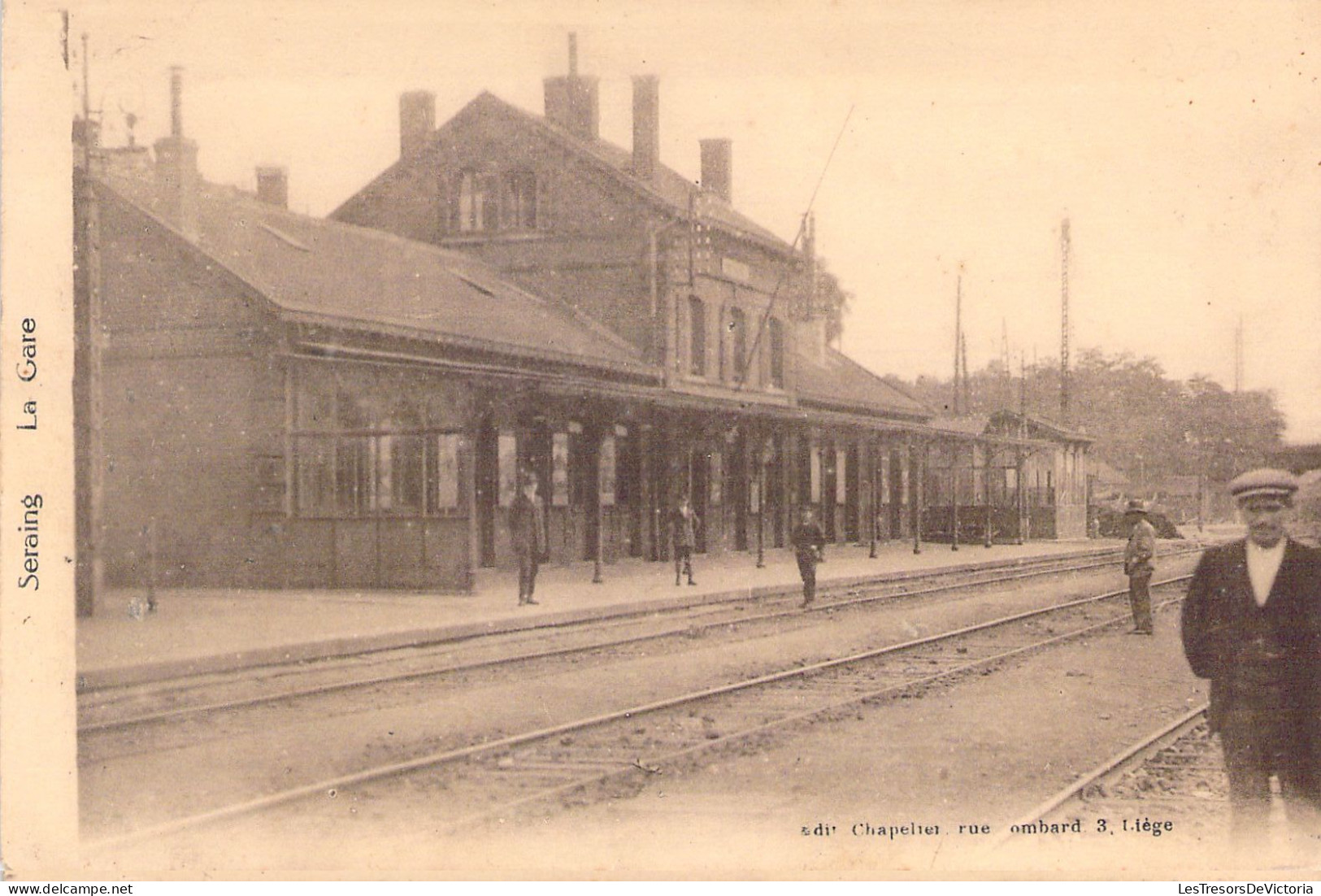 BELGIQUE - Seraing - La Gare - Edit Chapelier - Carte Postale Ancienne - Seraing