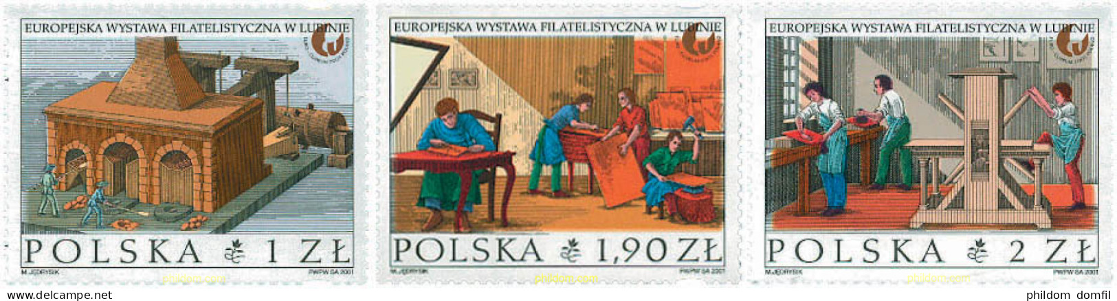 101707 MNH POLONIA 2001 EURO-CUPRUM. EXPOSICION FILATELICA INTERNACIONAL - Otros & Sin Clasificación